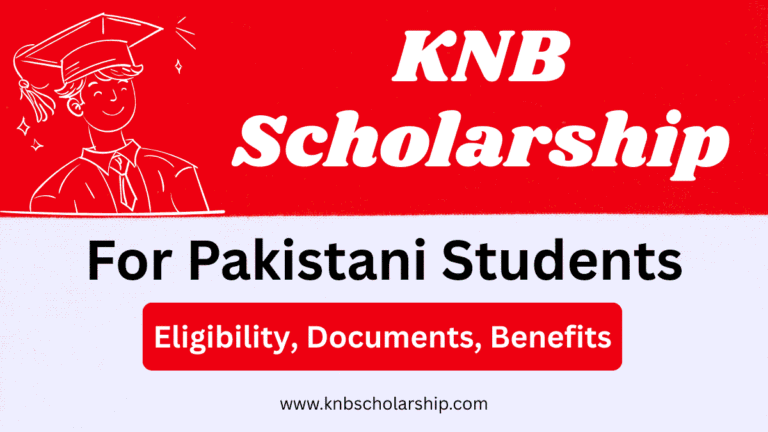 KNB Scholarship for Pakistani Students